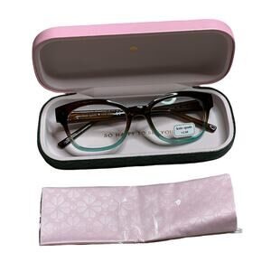kate spade new york Amilia 50MM Reading Reading Glasses Brown Blue Fade +2.0